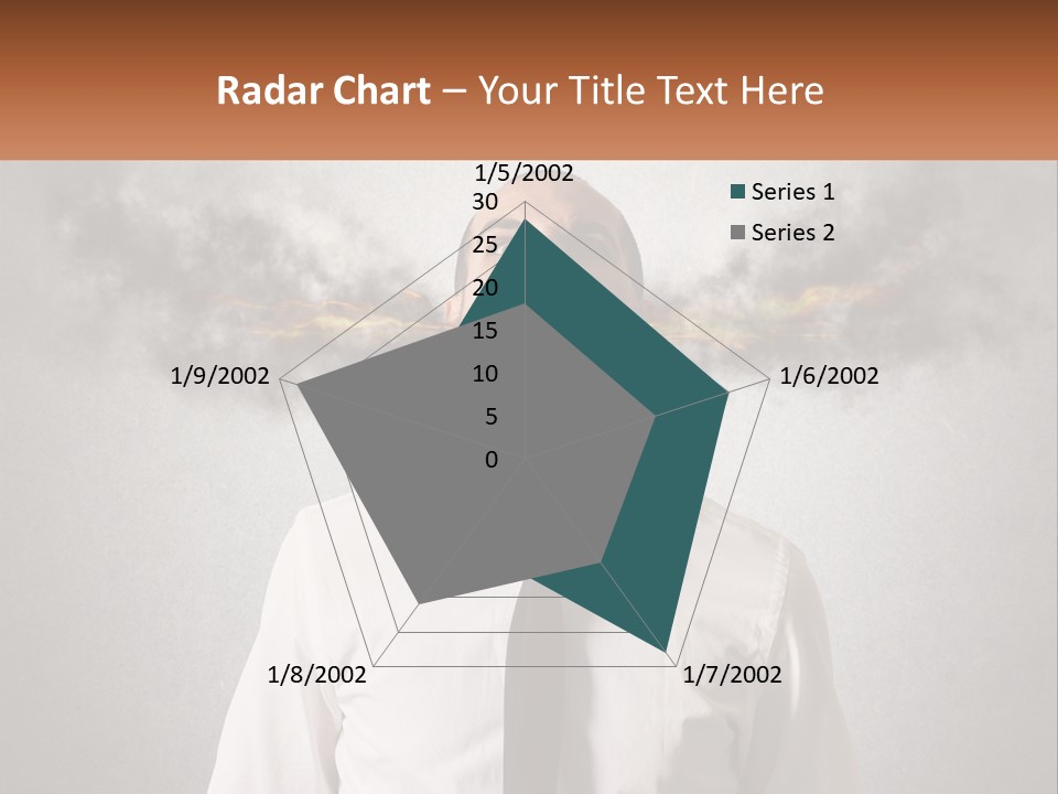 A Man Is Screaming With A Cloud Of Smoke Coming Out Of His Mouth PowerPoint Template