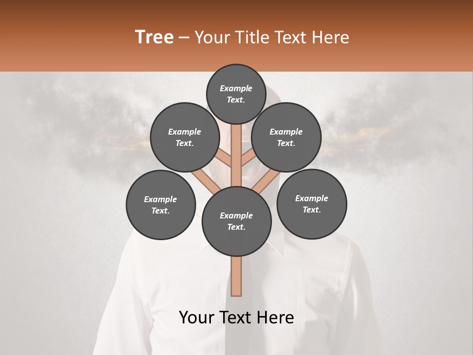 A Man Is Screaming With A Cloud Of Smoke Coming Out Of His Mouth PowerPoint Template