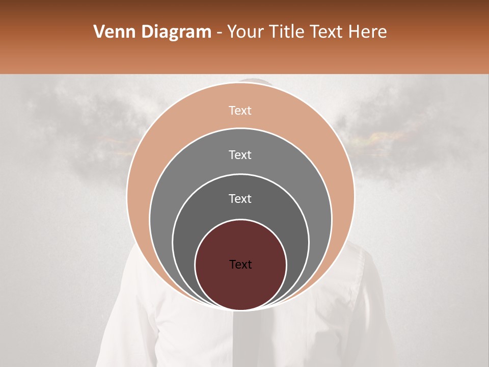 A Man Is Screaming With A Cloud Of Smoke Coming Out Of His Mouth PowerPoint Template