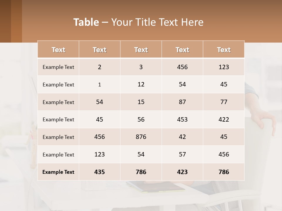 A Man And A Woman Sitting At A Desk Looking At A Computer Screen PowerPoint Template