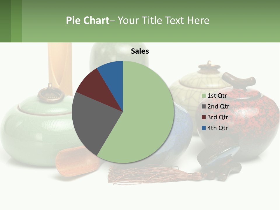 A Group Of Vases Sitting Next To Each Other PowerPoint Template