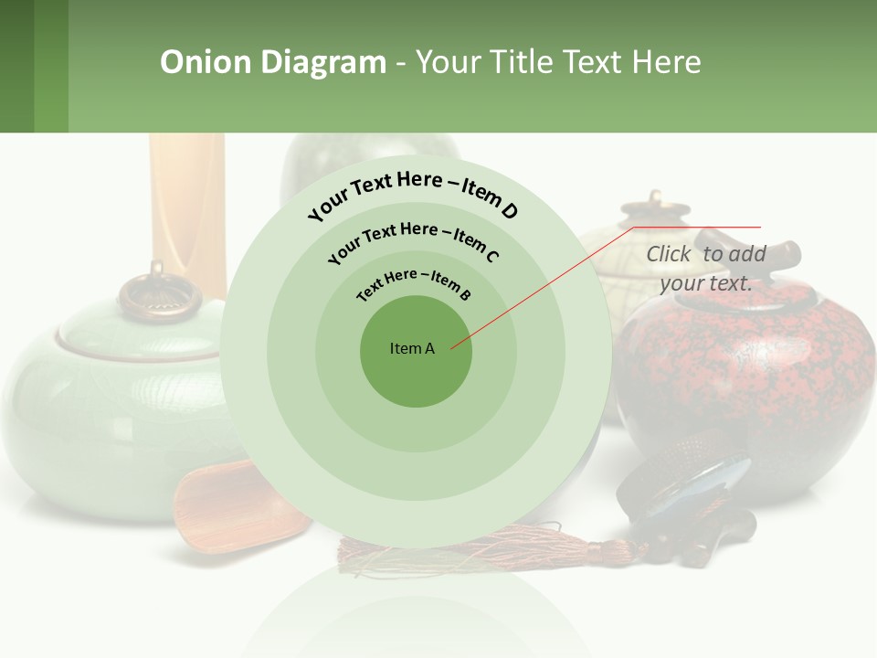 A Group Of Vases Sitting Next To Each Other PowerPoint Template