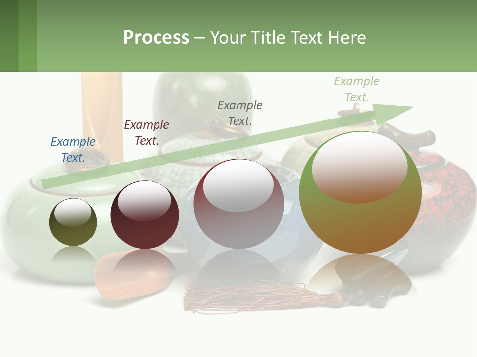 A Group Of Vases Sitting Next To Each Other PowerPoint Template