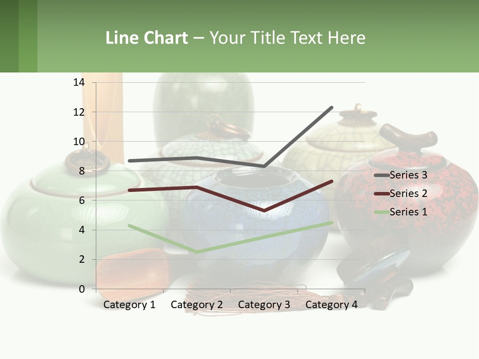 A Group Of Vases Sitting Next To Each Other PowerPoint Template