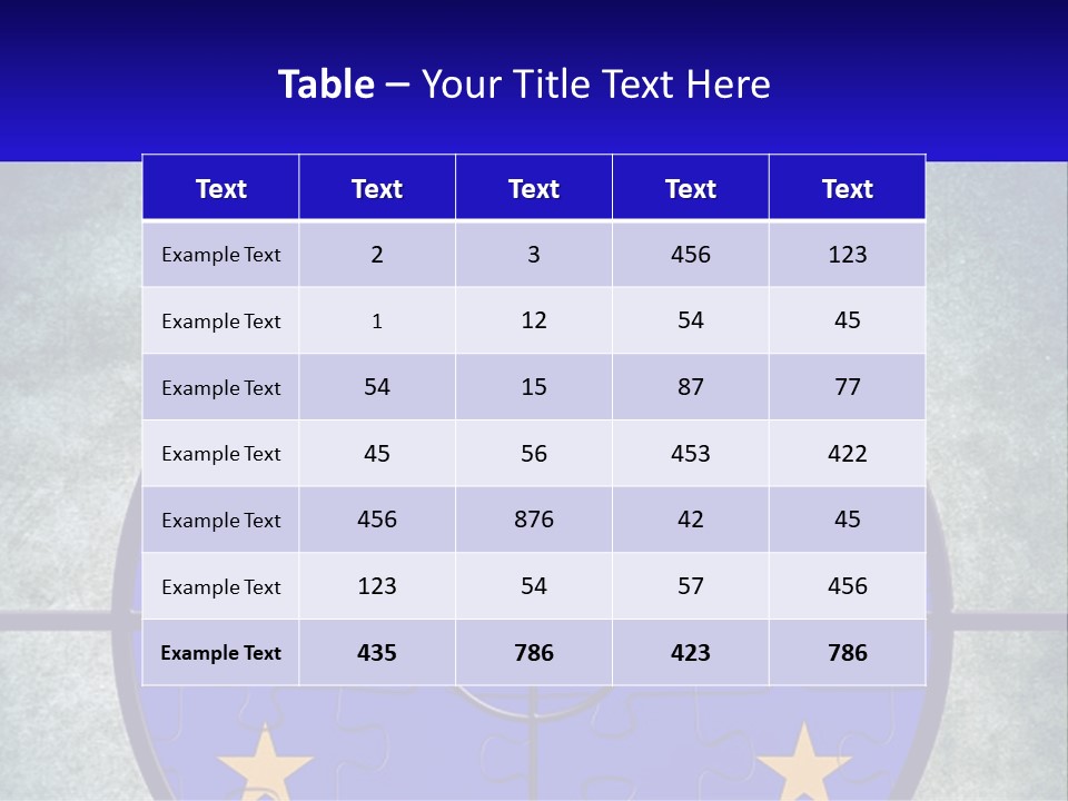 A Piece Of Puzzle With The European Flag On It PowerPoint Template