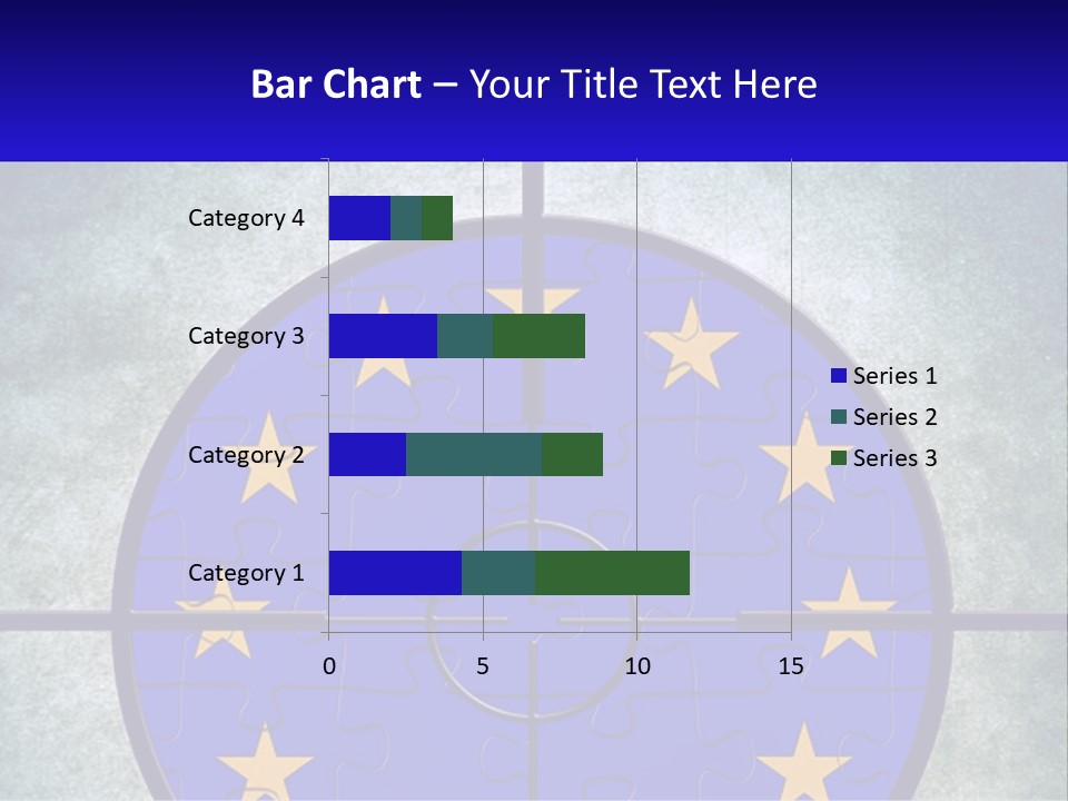 A Piece Of Puzzle With The European Flag On It PowerPoint Template