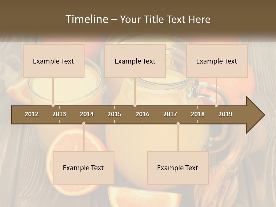 A Pitcher Of Orange Juice Surrounded By Oranges PowerPoint Template
