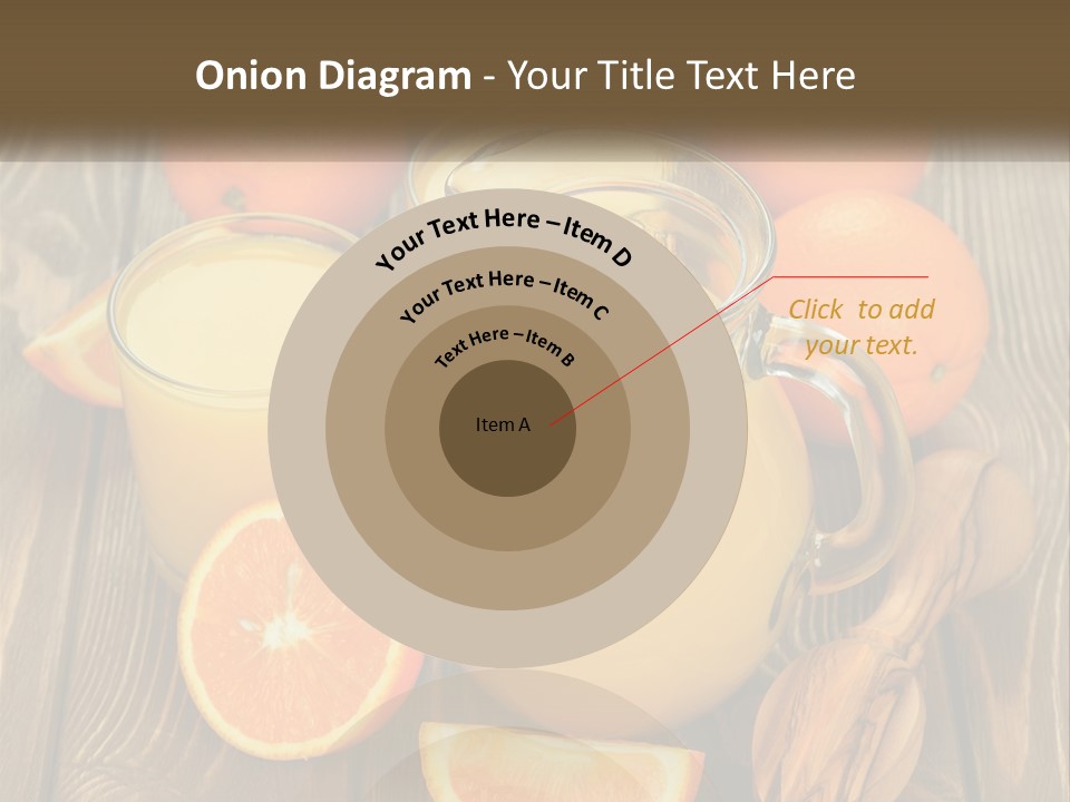 A Pitcher Of Orange Juice Surrounded By Oranges PowerPoint Template