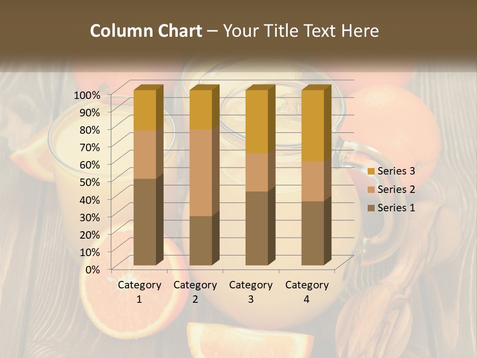 A Pitcher Of Orange Juice Surrounded By Oranges PowerPoint Template
