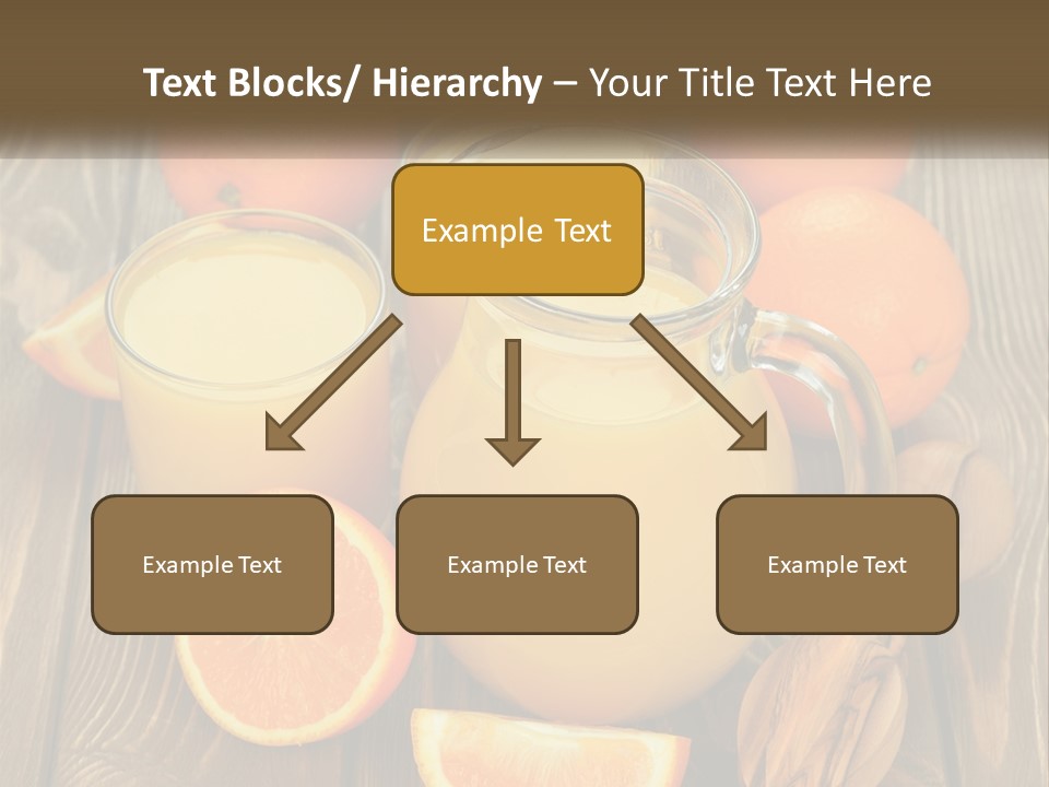 A Pitcher Of Orange Juice Surrounded By Oranges PowerPoint Template