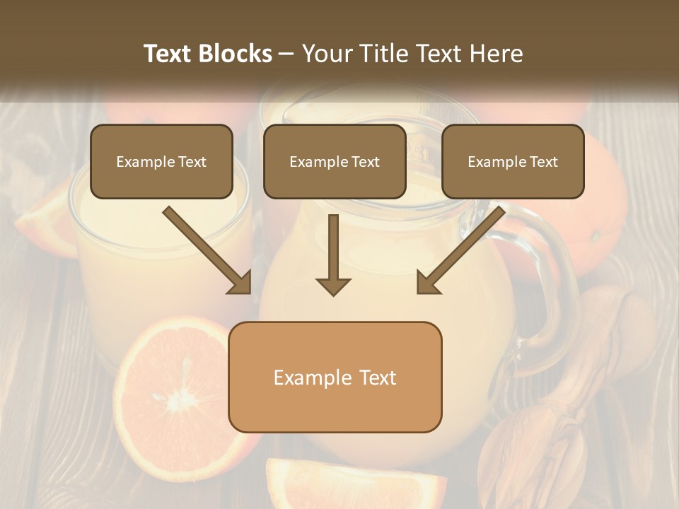 A Pitcher Of Orange Juice Surrounded By Oranges PowerPoint Template