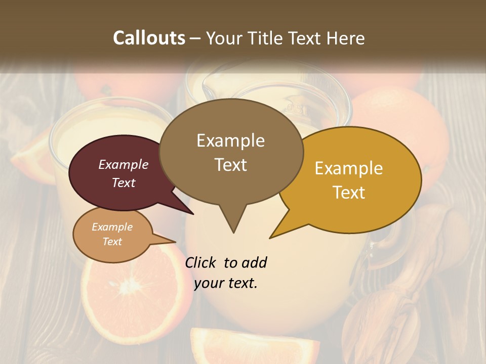 A Pitcher Of Orange Juice Surrounded By Oranges PowerPoint Template