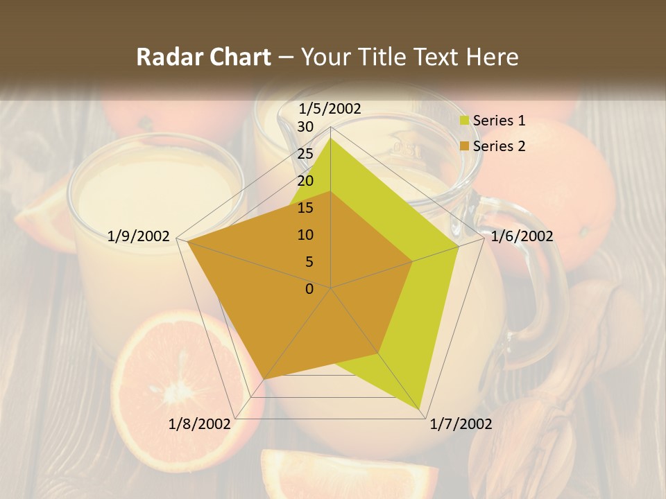 A Pitcher Of Orange Juice Surrounded By Oranges PowerPoint Template