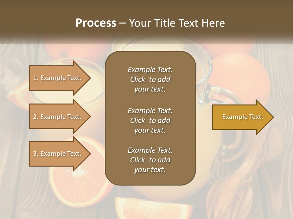 A Pitcher Of Orange Juice Surrounded By Oranges PowerPoint Template