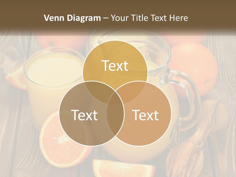 A Pitcher Of Orange Juice Surrounded By Oranges PowerPoint Template