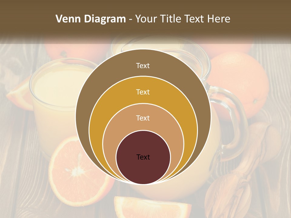 A Pitcher Of Orange Juice Surrounded By Oranges PowerPoint Template