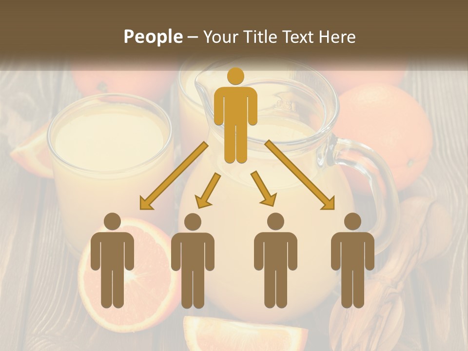 A Pitcher Of Orange Juice Surrounded By Oranges PowerPoint Template