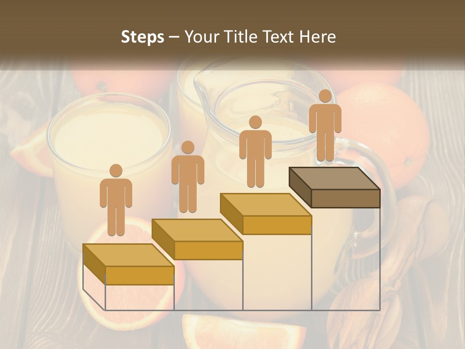 A Pitcher Of Orange Juice Surrounded By Oranges PowerPoint Template