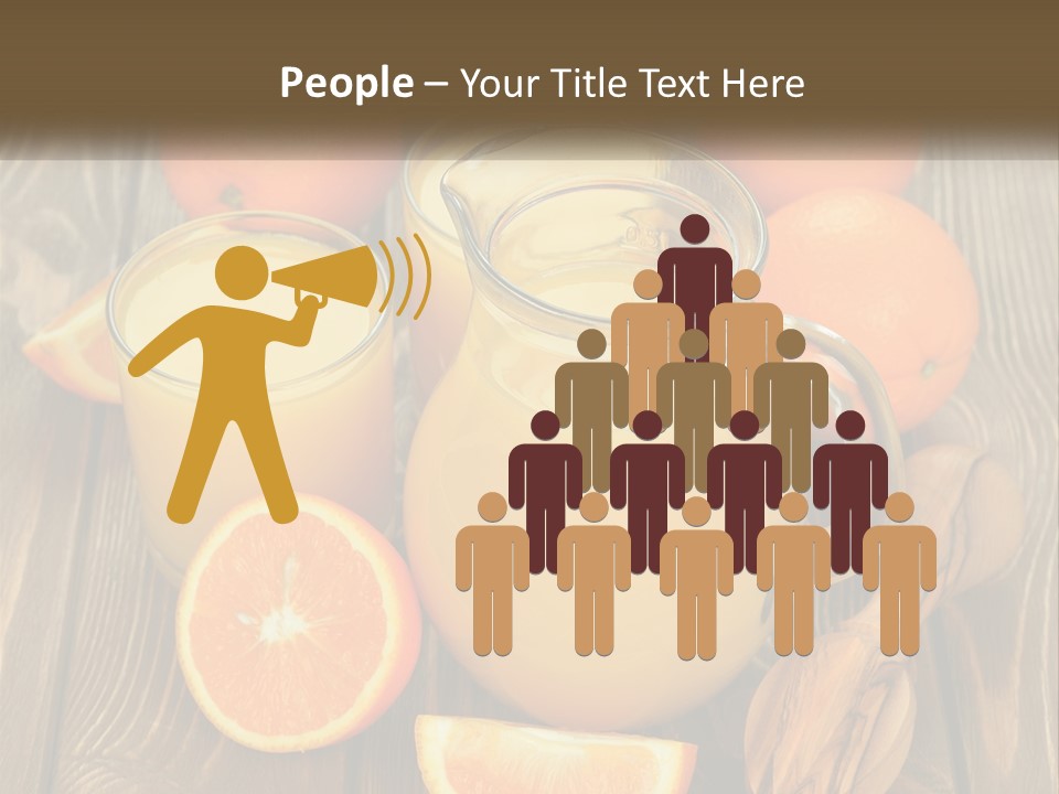A Pitcher Of Orange Juice Surrounded By Oranges PowerPoint Template