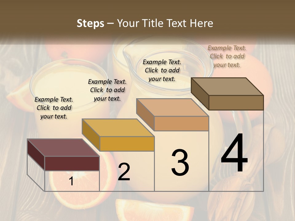 A Pitcher Of Orange Juice Surrounded By Oranges PowerPoint Template