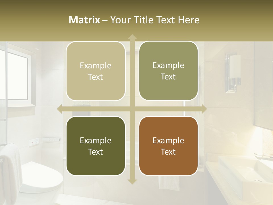 A Bath Tub Sitting Next To A Toilet In A Bathroom PowerPoint Template