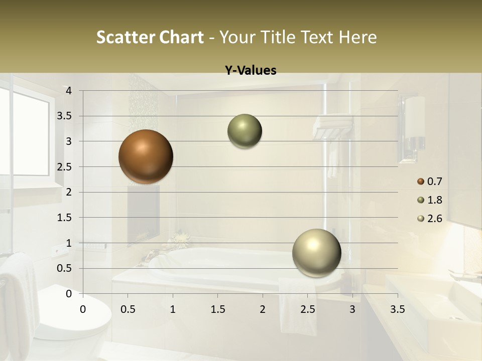 A Bath Tub Sitting Next To A Toilet In A Bathroom PowerPoint Template