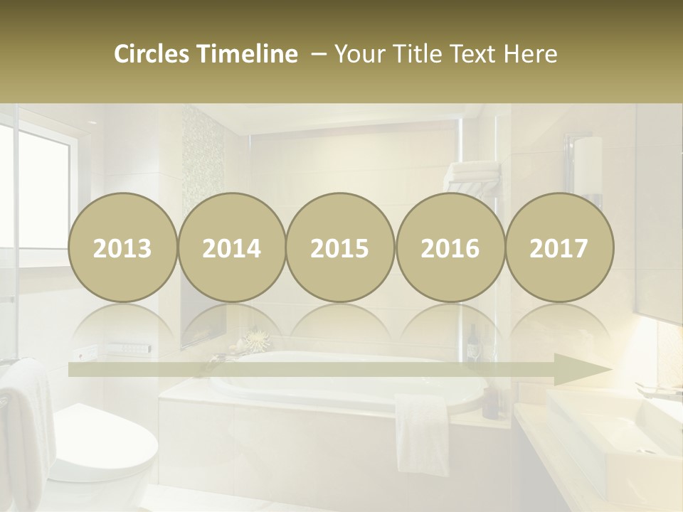 A Bath Tub Sitting Next To A Toilet In A Bathroom PowerPoint Template