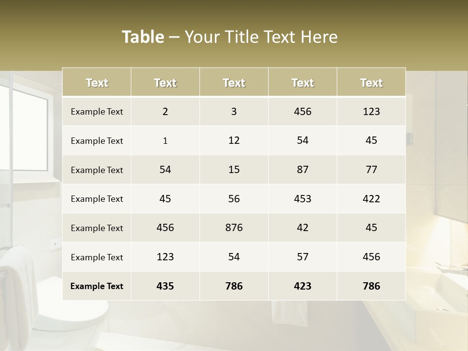 A Bath Tub Sitting Next To A Toilet In A Bathroom PowerPoint Template