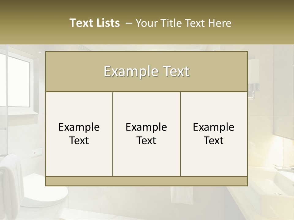 A Bath Tub Sitting Next To A Toilet In A Bathroom PowerPoint Template