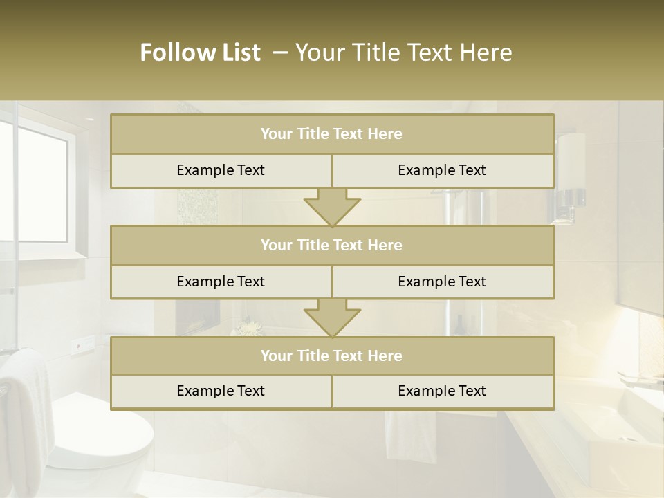 A Bath Tub Sitting Next To A Toilet In A Bathroom PowerPoint Template