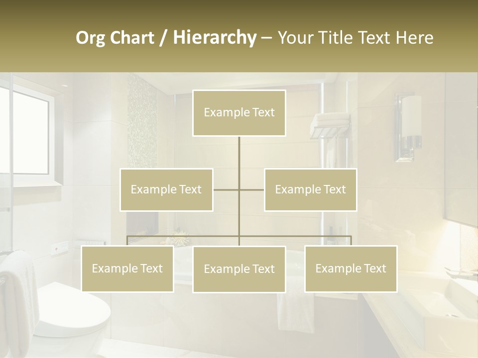 A Bath Tub Sitting Next To A Toilet In A Bathroom PowerPoint Template