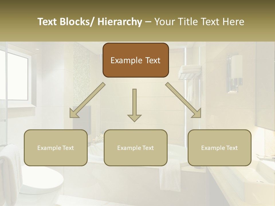 A Bath Tub Sitting Next To A Toilet In A Bathroom PowerPoint Template