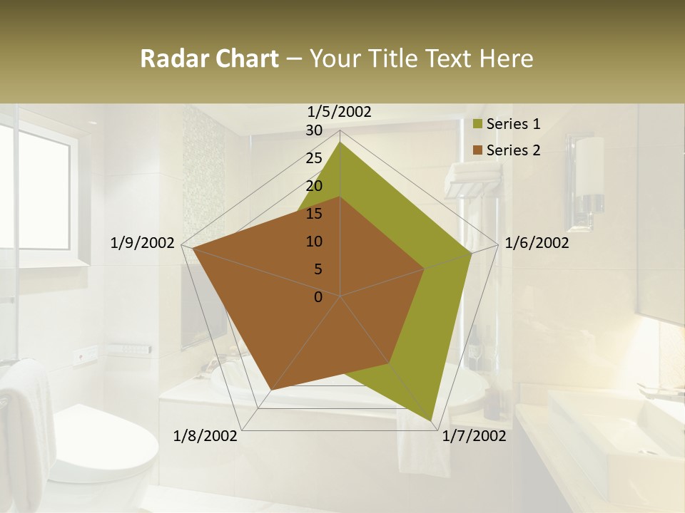 A Bath Tub Sitting Next To A Toilet In A Bathroom PowerPoint Template