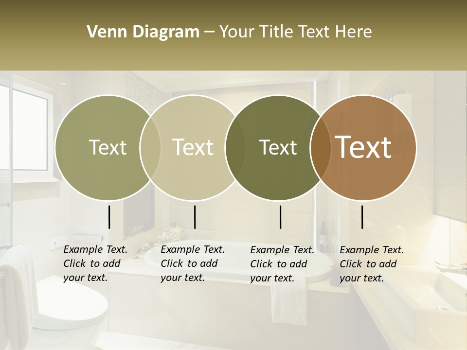 A Bath Tub Sitting Next To A Toilet In A Bathroom PowerPoint Template