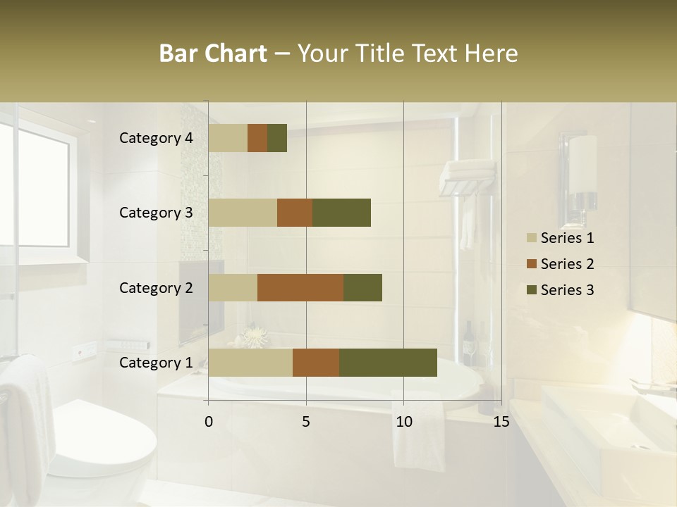 A Bath Tub Sitting Next To A Toilet In A Bathroom PowerPoint Template