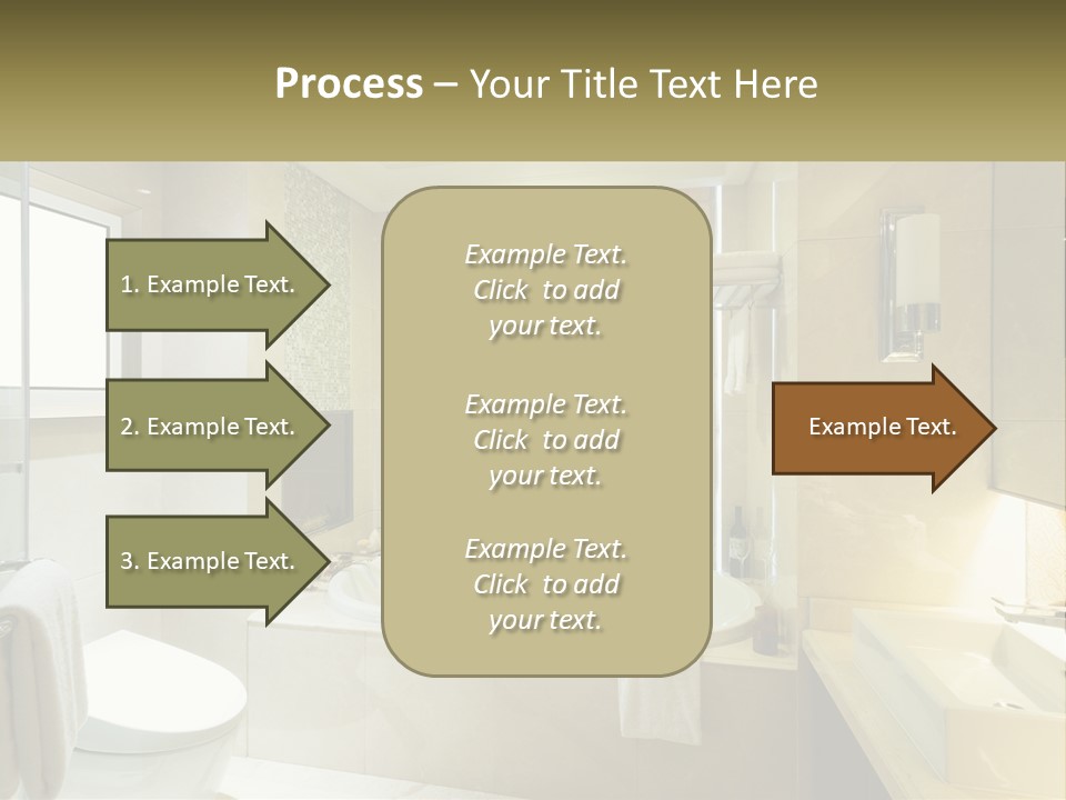 A Bath Tub Sitting Next To A Toilet In A Bathroom PowerPoint Template