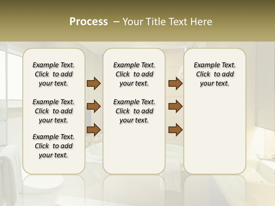 A Bath Tub Sitting Next To A Toilet In A Bathroom PowerPoint Template