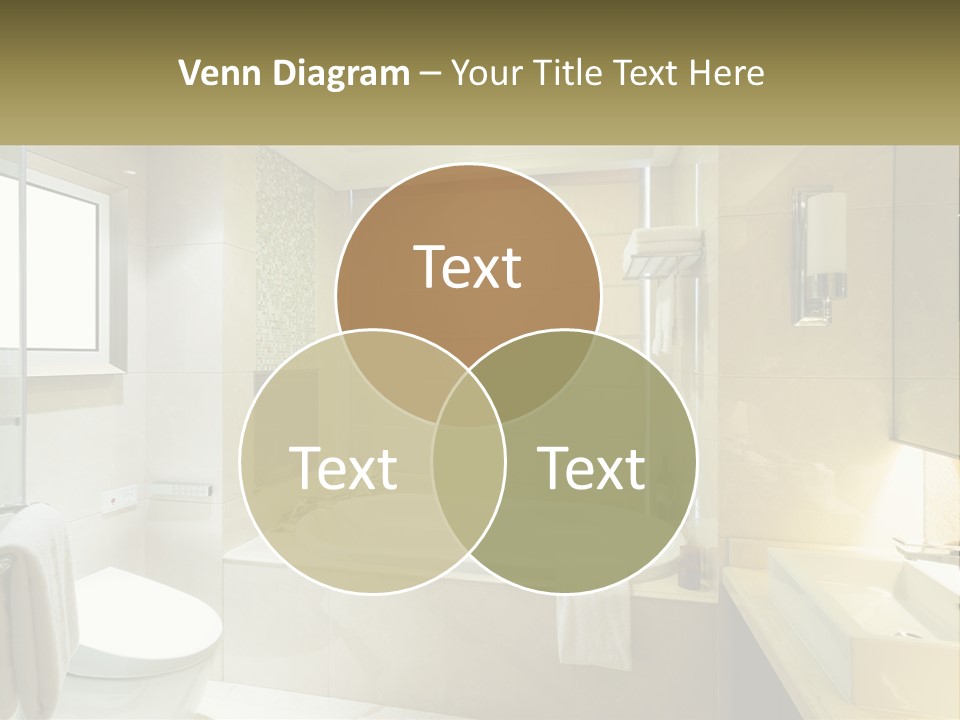 A Bath Tub Sitting Next To A Toilet In A Bathroom PowerPoint Template