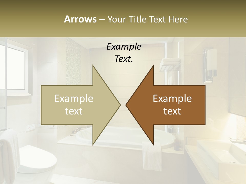 A Bath Tub Sitting Next To A Toilet In A Bathroom PowerPoint Template