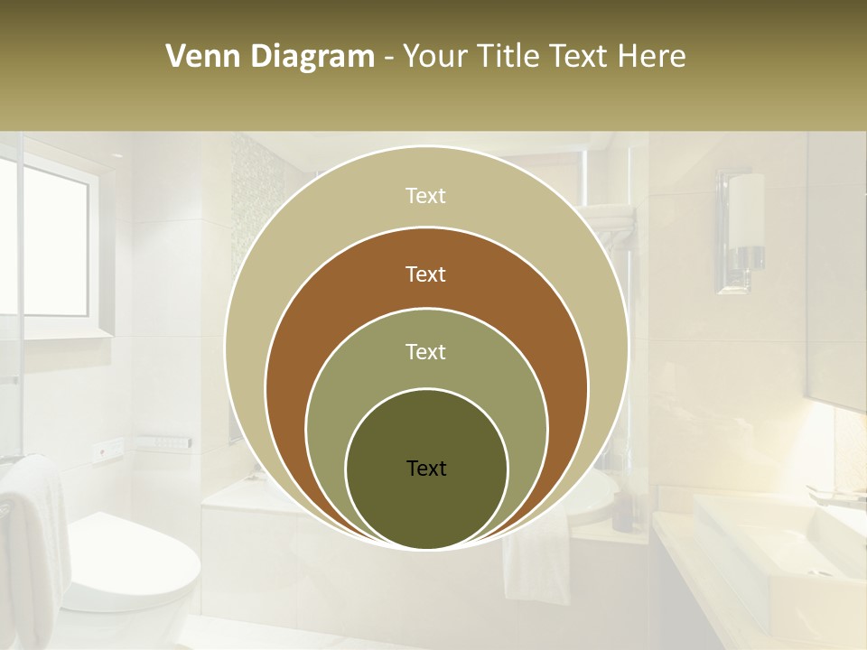 A Bath Tub Sitting Next To A Toilet In A Bathroom PowerPoint Template