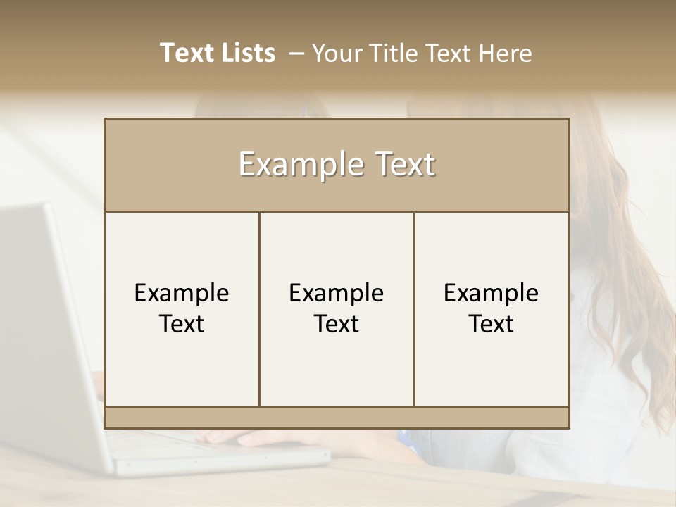 A Woman And A Little Girl Looking At A Laptop PowerPoint Template