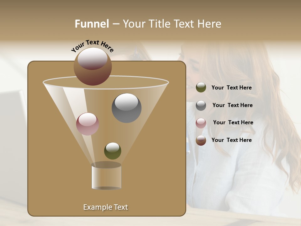 A Woman And A Little Girl Looking At A Laptop PowerPoint Template