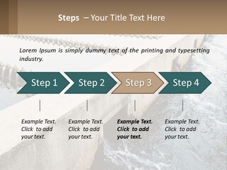 A Power Plant With Water Coming Out Of It PowerPoint Template