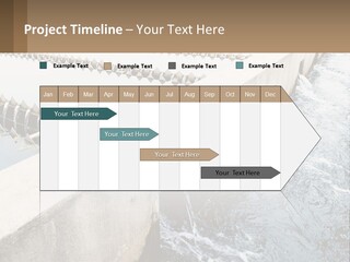 A Power Plant With Water Coming Out Of It PowerPoint Template