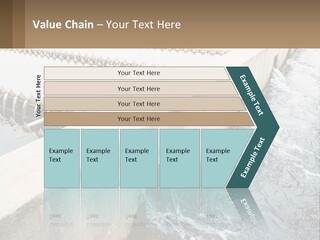 A Power Plant With Water Coming Out Of It PowerPoint Template