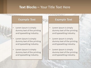 A Power Plant With Water Coming Out Of It PowerPoint Template