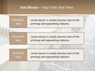 A Power Plant With Water Coming Out Of It PowerPoint Template