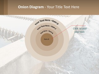 A Power Plant With Water Coming Out Of It PowerPoint Template