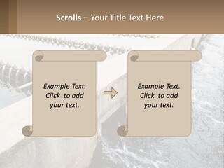 A Power Plant With Water Coming Out Of It PowerPoint Template
