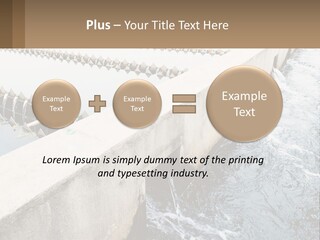 A Power Plant With Water Coming Out Of It PowerPoint Template